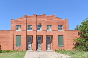 Old school in Ruleton, Kansas by Kathy Alexander.