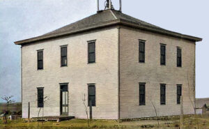Old school in Speed, Kansas.