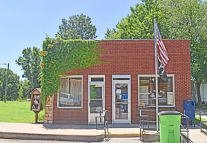 Post office in Stark, Kansas by Kathy Alexander.