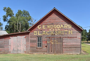 An old blacksmith shop in Stuttgart, Kansas by Kathy Alexander.