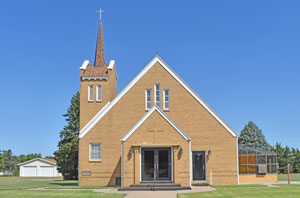 Emmanuel Lutheran Church in Stuttgart today by Kathy Alexander.