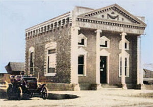 Farmers State Bank in Stuttgart, Kansas.