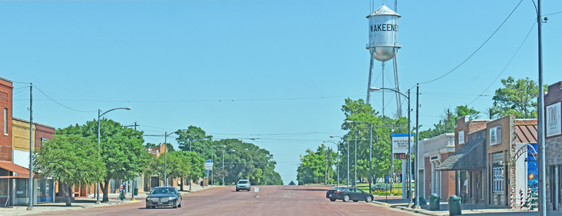 WaKeeney, Kansas Main Street by Kathy Alexander.