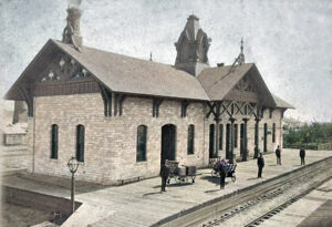 Kansas Pacific Railway Depot in WaKeeney, Kansas.