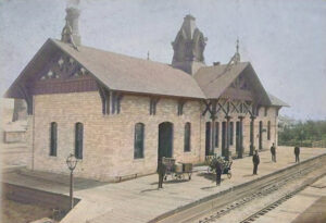 Kansas Pacific Railway Depot in WaKeeney, Kansas.