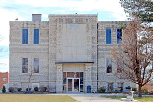 Trego County Courthouse in Wakeeney, Kansas by Kathy Alexander.