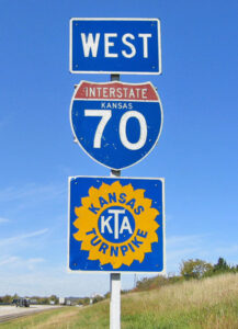 I-70 Kansas Turnpike.