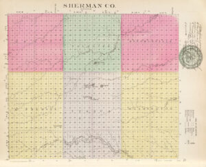 Sherman County, Kansas by L.H. Everts & Company, 1887.
