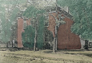 First county courthouse in Burlingame, Kansas.