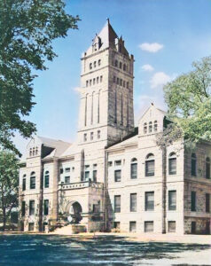 Second Coffey County Courthouse in Burlington, Kansas.