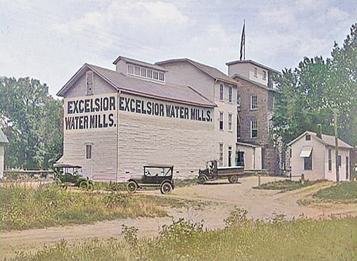 Excelsior Water Mills in Burlington, Kansas. Excelsior Water Mills in Burlington, Kansas.