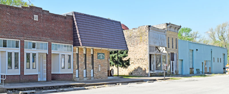 Cedar Point, Kansas Buildings by Kathy Alexander.