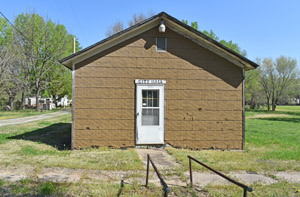 City Hall in Cedar Point, Kansas by Kathy Alexander.
