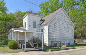 Cedar Point, Kansas Community Church by Kathy Alexander.