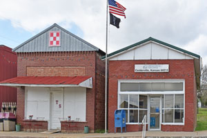Centerville, Kansas post office by Kathy Alexander.
