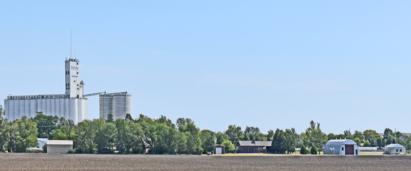 Hanston, Kansas Town View by Kathy Alexander. Hanston, Kansas Town View by Kathy Alexander.