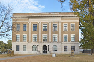 Osage County Courthouse in Lyndon, Kansas by Kathy Alexander.