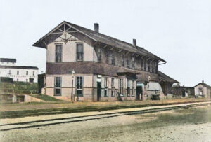 St. Louis & San Francisco Railway Depot in Neodesha, Kansas.