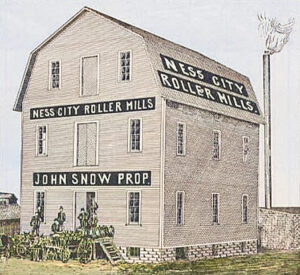 Ness City, Kansas roller mills.