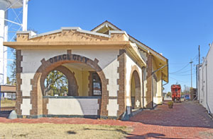 Depot Museum in Osage City, Kansas by Kathy Alexander.