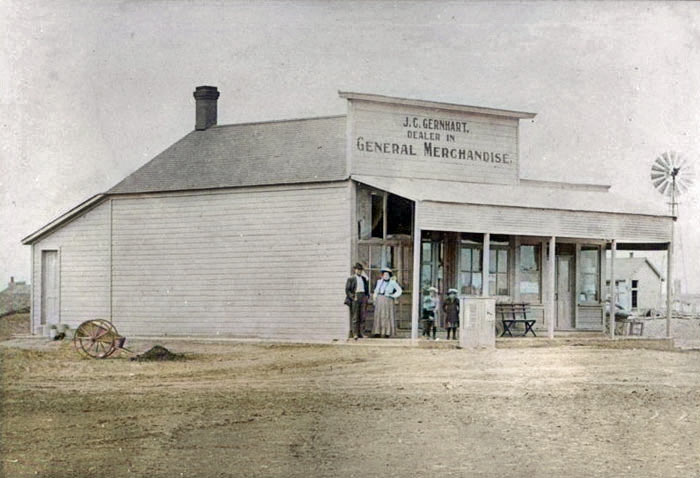 Old store in Ruleton, Kansas.