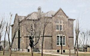 Waverly, Kansas High School, 1913.