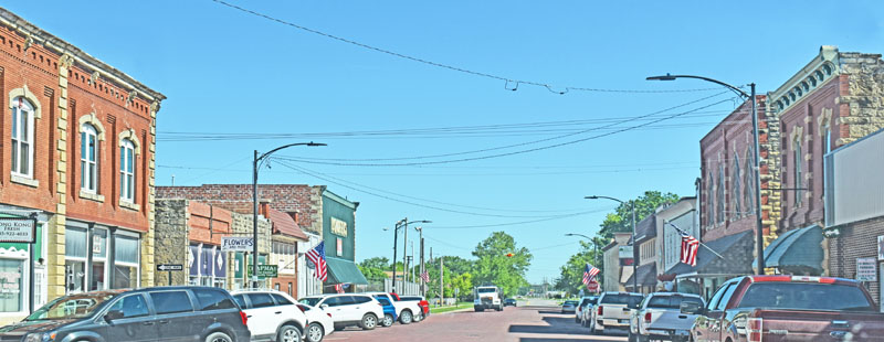 Chapman, Kansas Business District by Kathy Alexander.