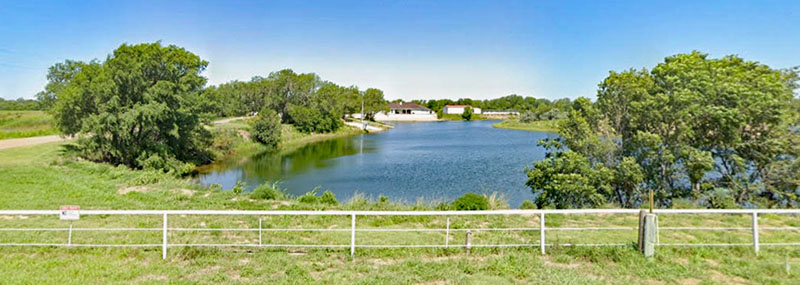Edwards County, Kansas Landscape, courtesy of Google Maps.