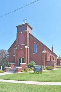 Sacred Heart Church in Greenleaf, Kansas by Kathy Alexander.