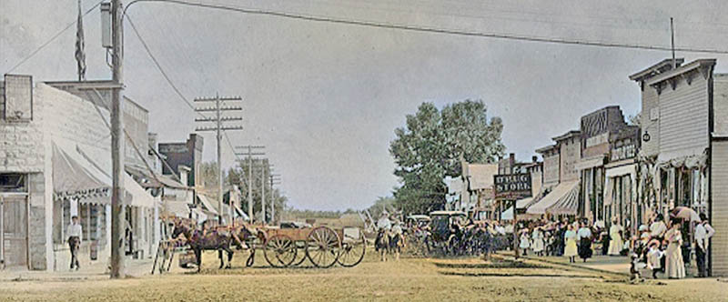 Greenleaf, Kansas, in about 1880.