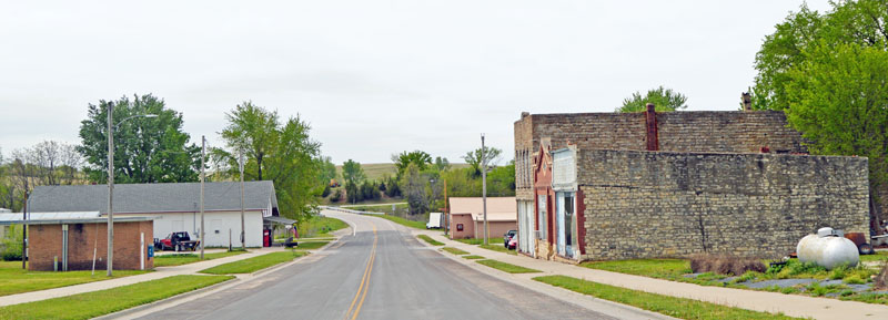 Main Street in Havensville, Kansas by Kathy Alexander.