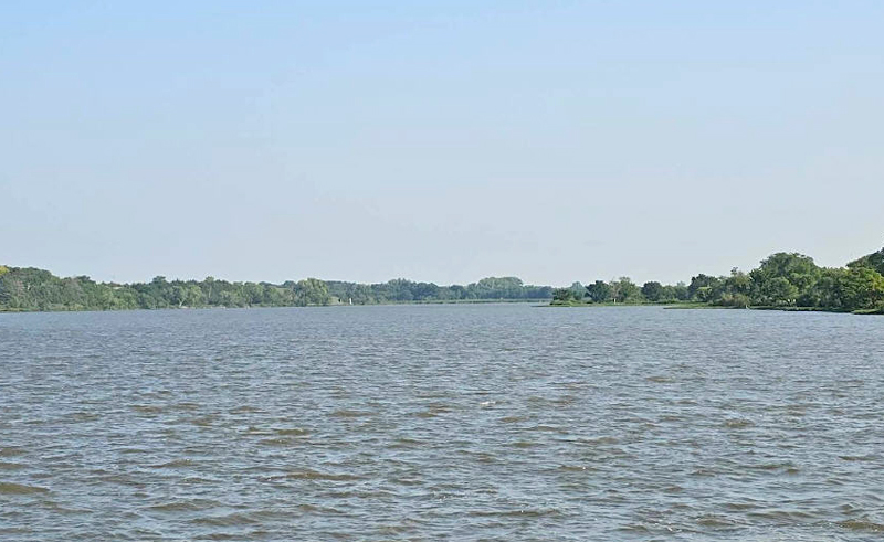 Herington Reservoir in Dickinson County, Kansas.