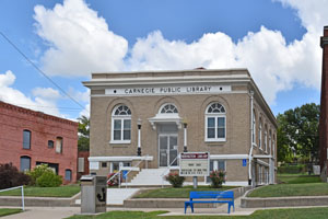 Carnegie Library in Herington, Kansas by Kathy Alexander.