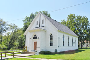Methodist Church in Havensville, Kansas by Kathy Alexander.