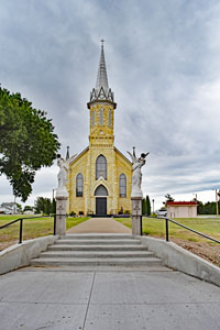 Catherine, KS - St. Catherine Catholic Church by Kathy Alexander.