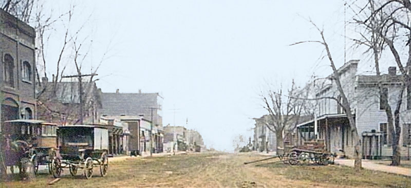 Clyde, Kansas, Main Street. Clyde, Kansas Main Street.