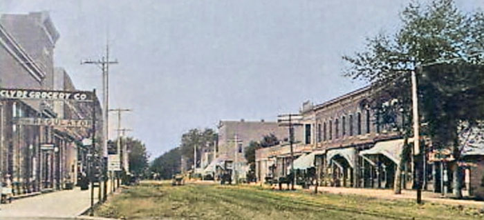Clyde, Kansas Street Scene.