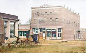 Substantial buildings in Clyde, Kansas. Substantial building in Clyde, Kansas.