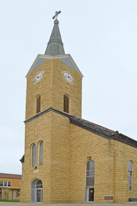 Hanover, Kansas Catholic Church by Kathy Alexander.