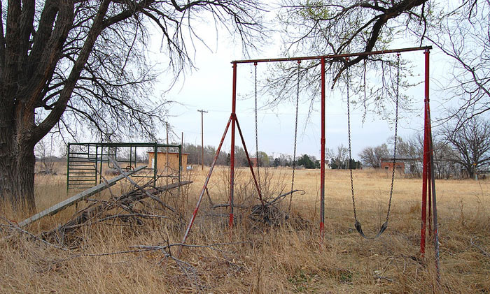 Nekoma, Kansas, playground. 