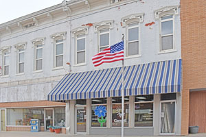 Business building in Stockton, Kansas by Kathy Alexander.