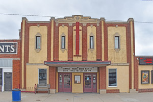 Nova Theater in Stockton, Kansas by Kathy Alexander.