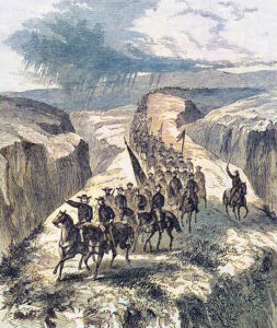 7th Cavalry in Western Kansas.