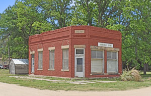 Old bank/store in Asherville, Kansas by Kathy Alexander.