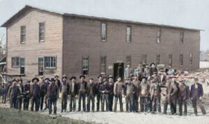 Sawmill in Beloit, Kansas.