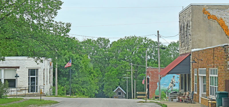 Circleville, Kansas Street by Kathy Alexander.