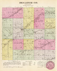 Decatur, Kansas location by L. H. Everts and Co., 1887.