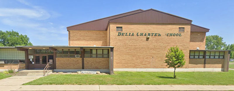 Delia, Kansas Charter School, courtesy Google Maps.