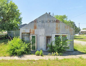 Old Blacksmith shop in Delia, Kansas, courtesy of Google Maps. Old Blacksmith shop in Delia, Kansas, courtesy of Google Maps.