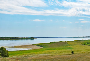 Waconda Lake at Glen Elder, Kansas.